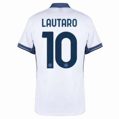 Inter Milan Lautaro 10 Away 2024/25 Patches UCL UEFA Foundation (Official Printing)