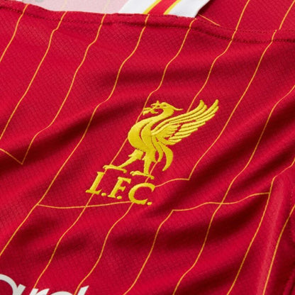 Liverpool Home 2024/25 Patches UCL UEFA Foundation (Official Printing)