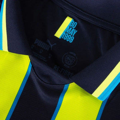 Manchester City 9 Away 2024/25 Patches UCL UEFA Foundation (Official Printing)