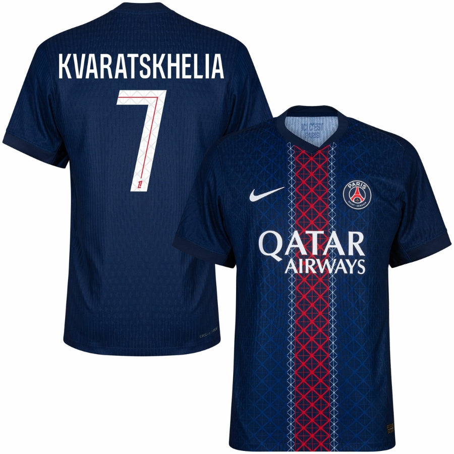 PSG Kvaratskhelia 7 Home 2025/26 Dri-Fit ADV Match - Player Version [Slim Fit]