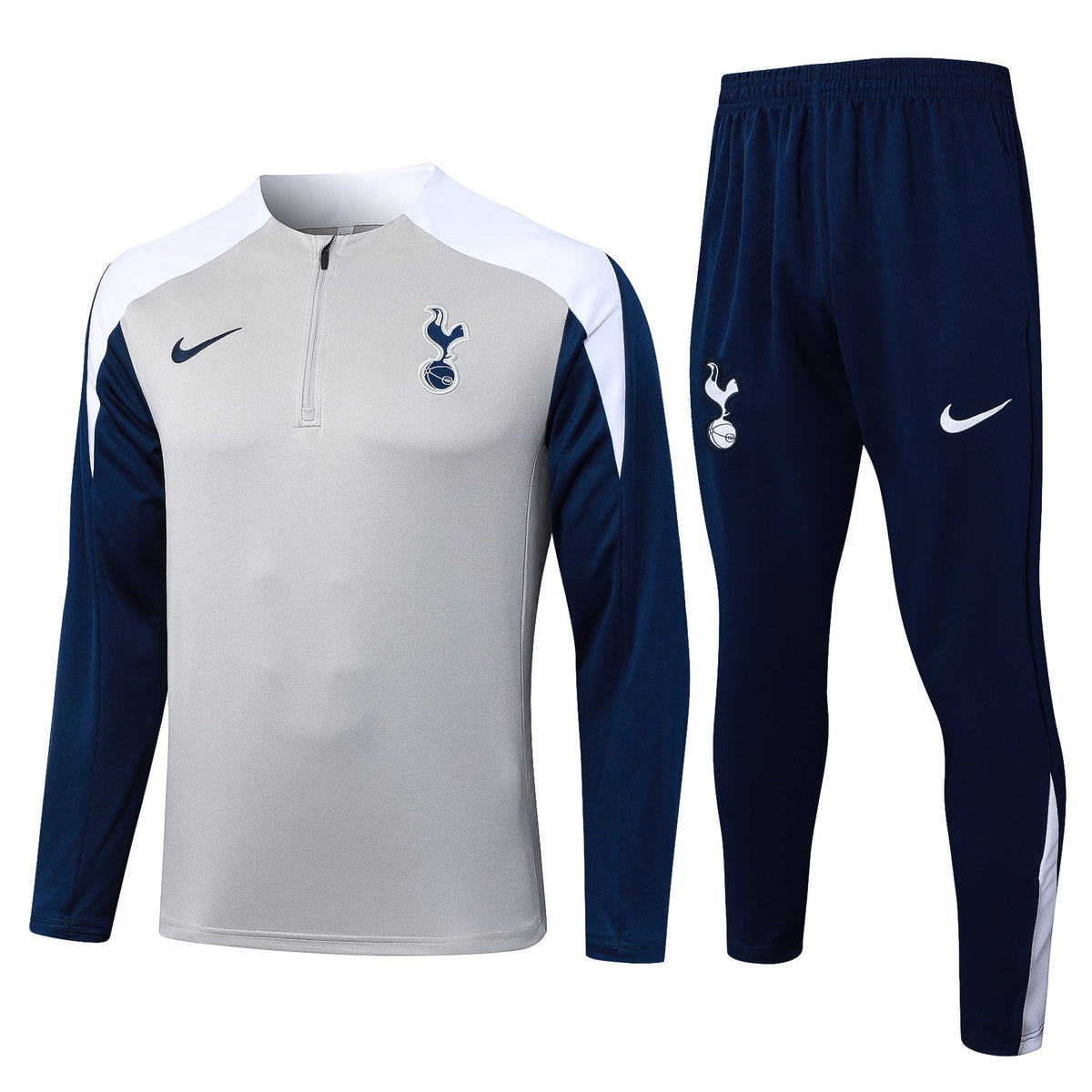 Training Kit Tottenham - Set Long Sleeve Light Gray