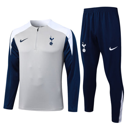 Training Kit Tottenham - Set Long Sleeve Light Gray