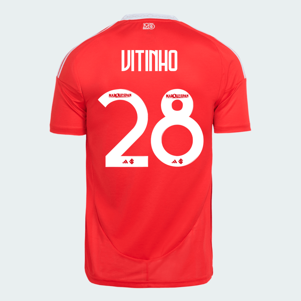 Jersey Adidas Internacional 2025/26 I - Vitinho N° 28