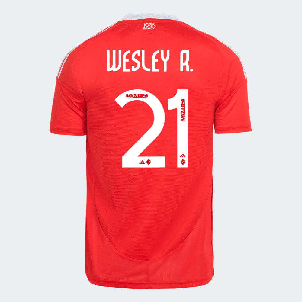 Jersey Adidas Internacional 2025/26 I - Wesley R. N° 21