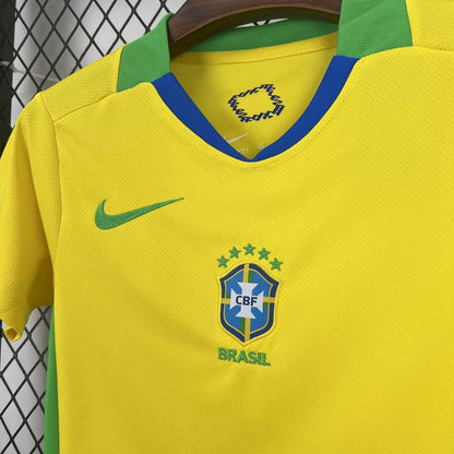 Brazil 2025/26 Home Kids Kit Brazil