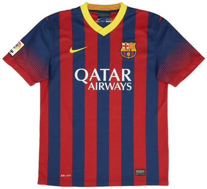 2013-14 Barcelona Home Shirt #10