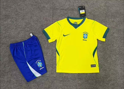 Kids Set Brazil World Cup 2026 Kit Kids