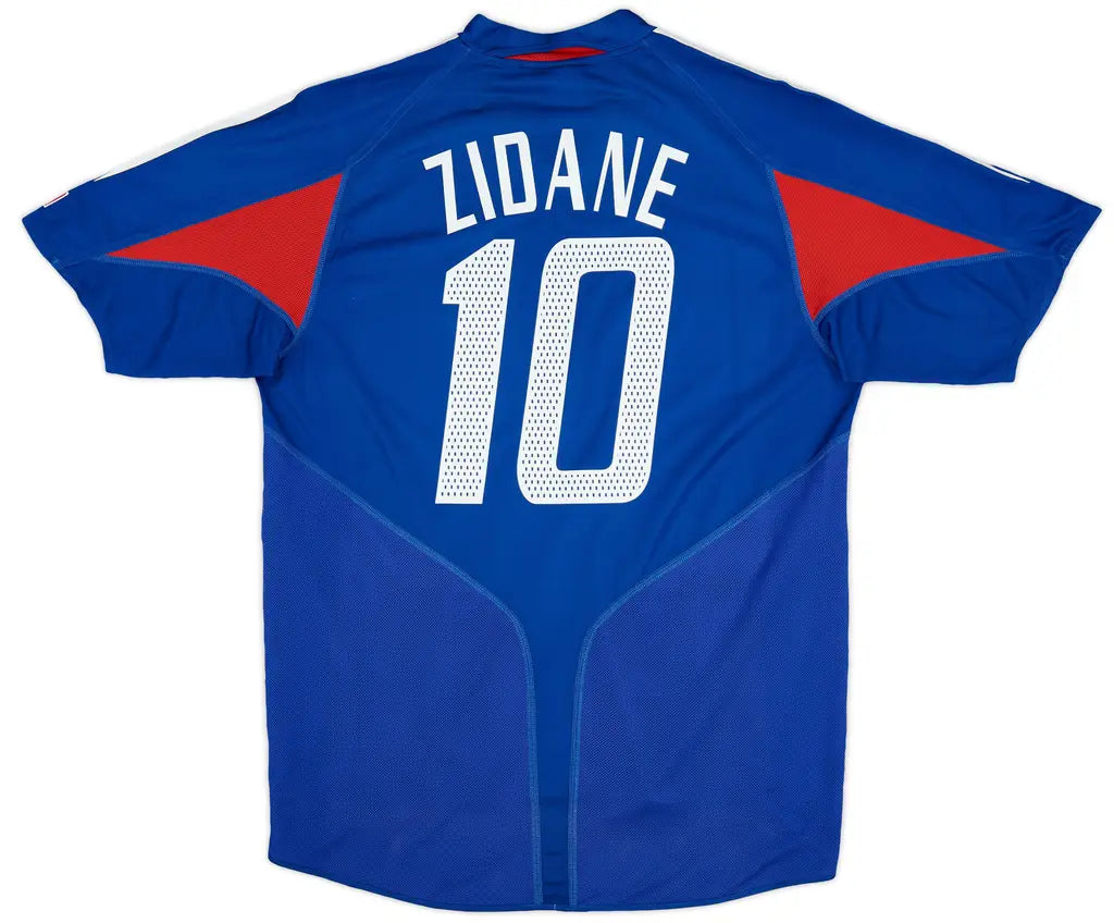 2004-06 France Home Shirt Zidane #10