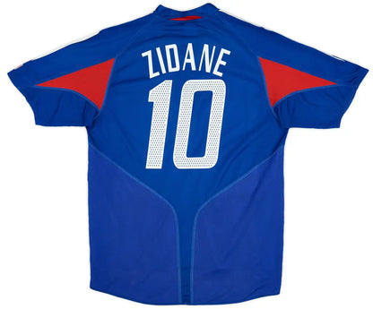 2004-06 France Home Shirt Zidane #10