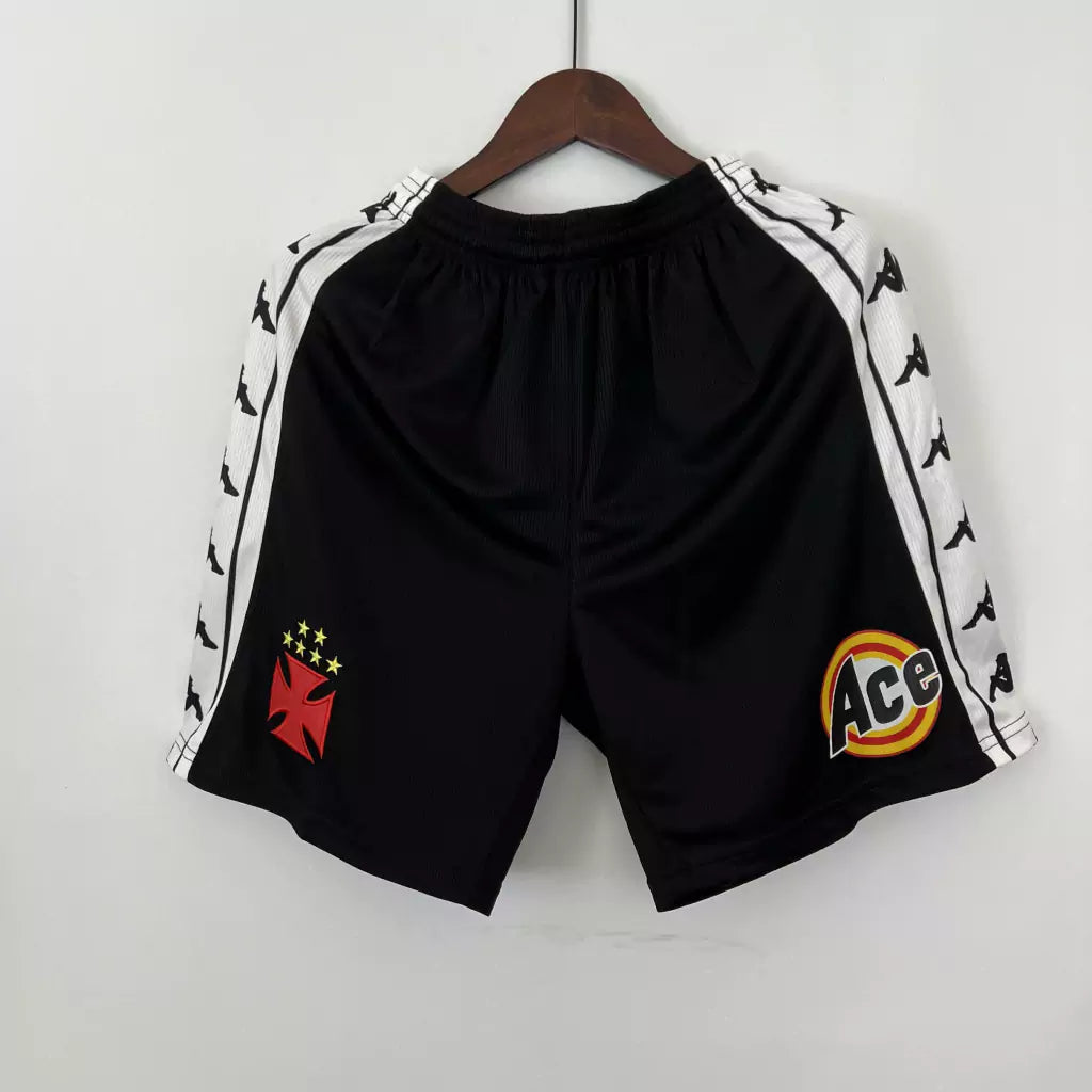 Shorts Vasco da Gama Retro 2000 - Men's - Black and White