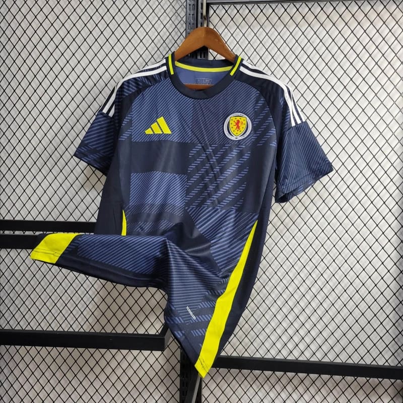Jersey Escócia Home 24/25 s/n° Fan Version Adidas Men's - Blue marinho