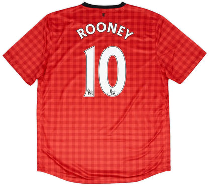 2012-13 Manchester United Home Shirt Rooney #10