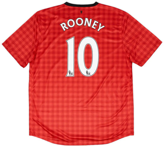 2012-13 Manchester United Home Shirt Rooney #10