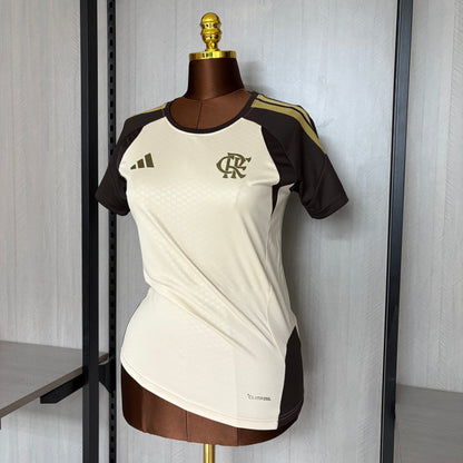 Jersey Flamengo Training 2026 Women's Beige - Fan Version
