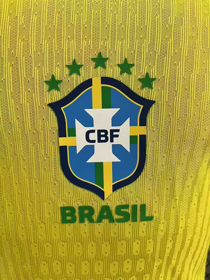 Brazil 2025/26 Long Sleeve Brazil - Player Version [Slim Fit]