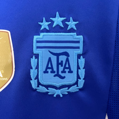 Argentina Away Kids Kit 2024 - Patch Fifa World Champions 2022