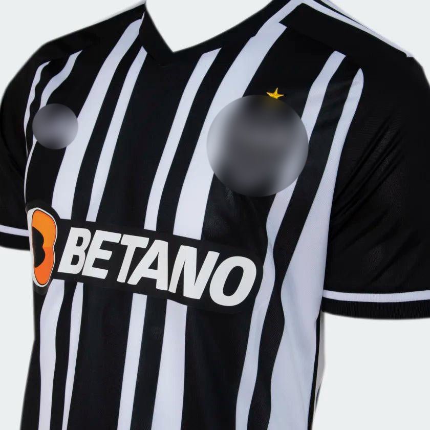 1 Atlético MG 23/24 Adidas - Black and White Jersey