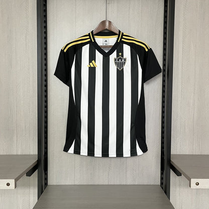 Camisa 1 Atlético MG 25/26 Preta e branca - (Feminina) - DA Sports Oficial