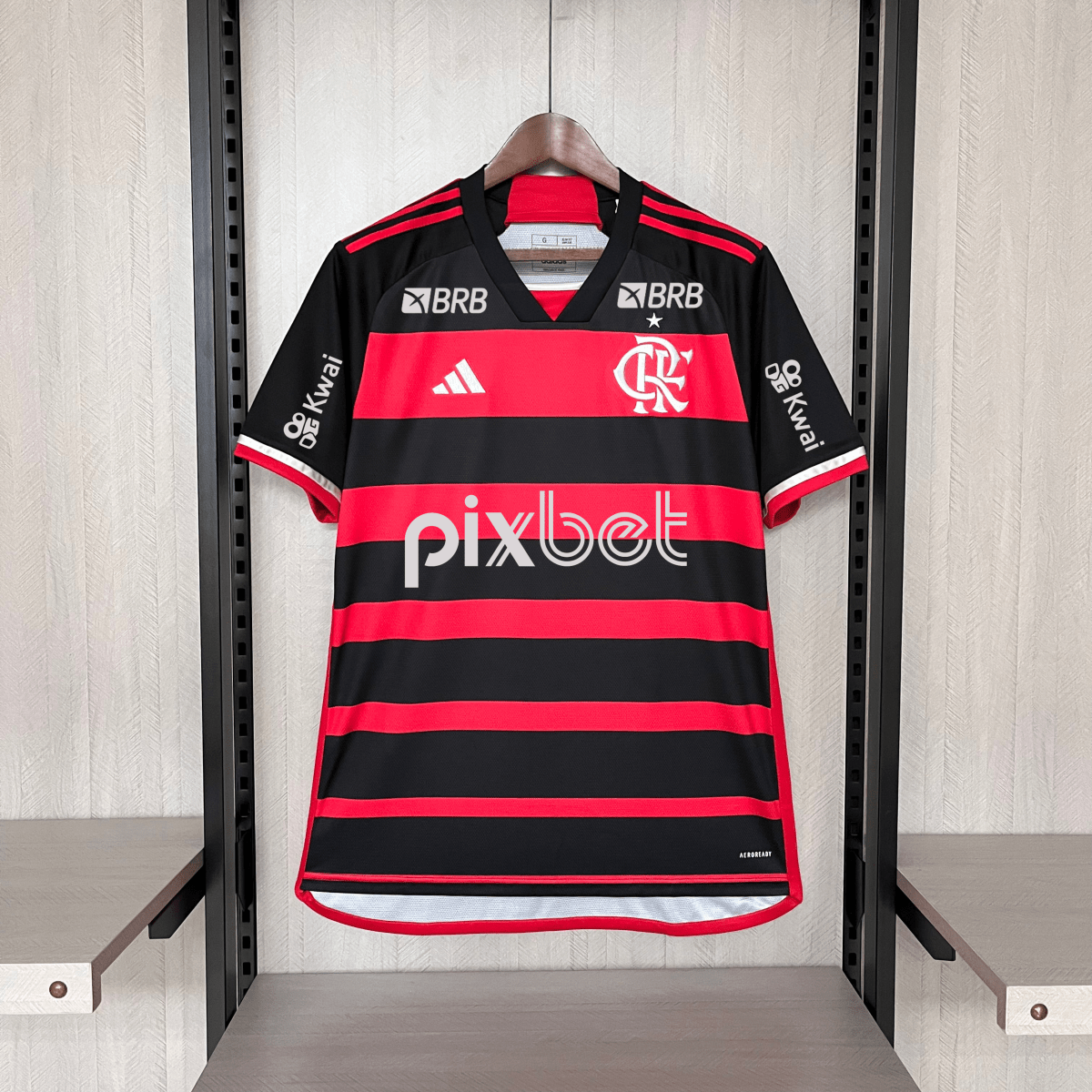 Jersey Adidas Flamengo I 2024 Com Patrocínio