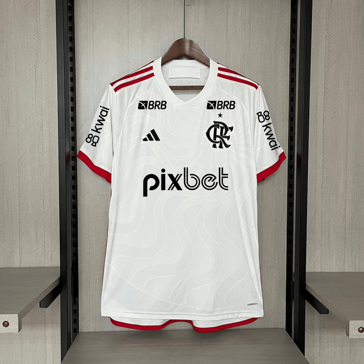 Jersey Adidas Flamengo II 2024 Com Patrocínio
