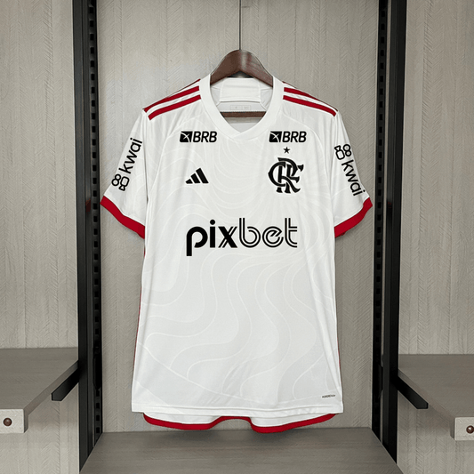 Jersey Adidas Flamengo II 2024 Com Patrocínio