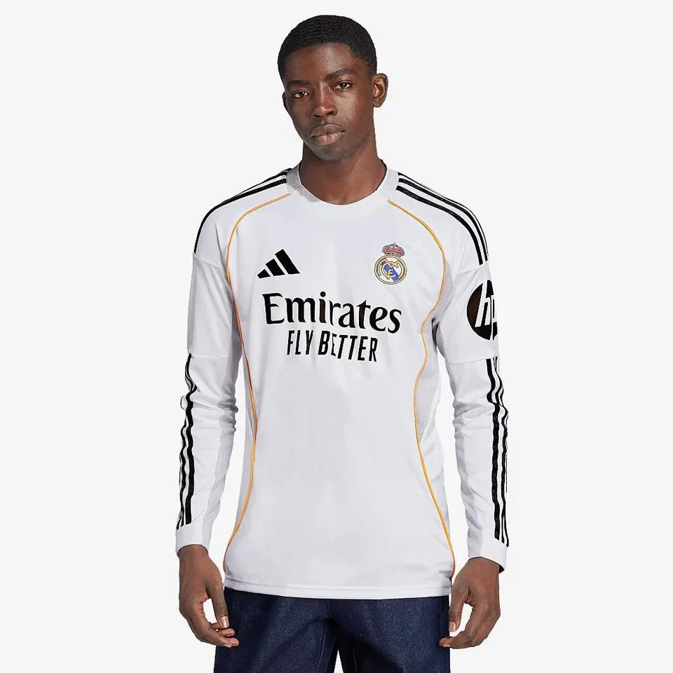 Jersey adidas Real Madrid 2025/26 Home Manga Longa