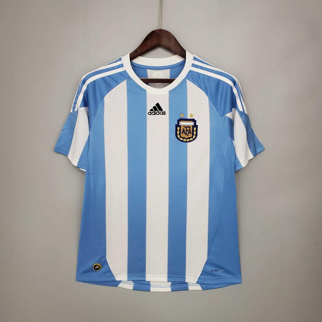Jersey Argentina Retrô 2010 Blue e White - Adidas