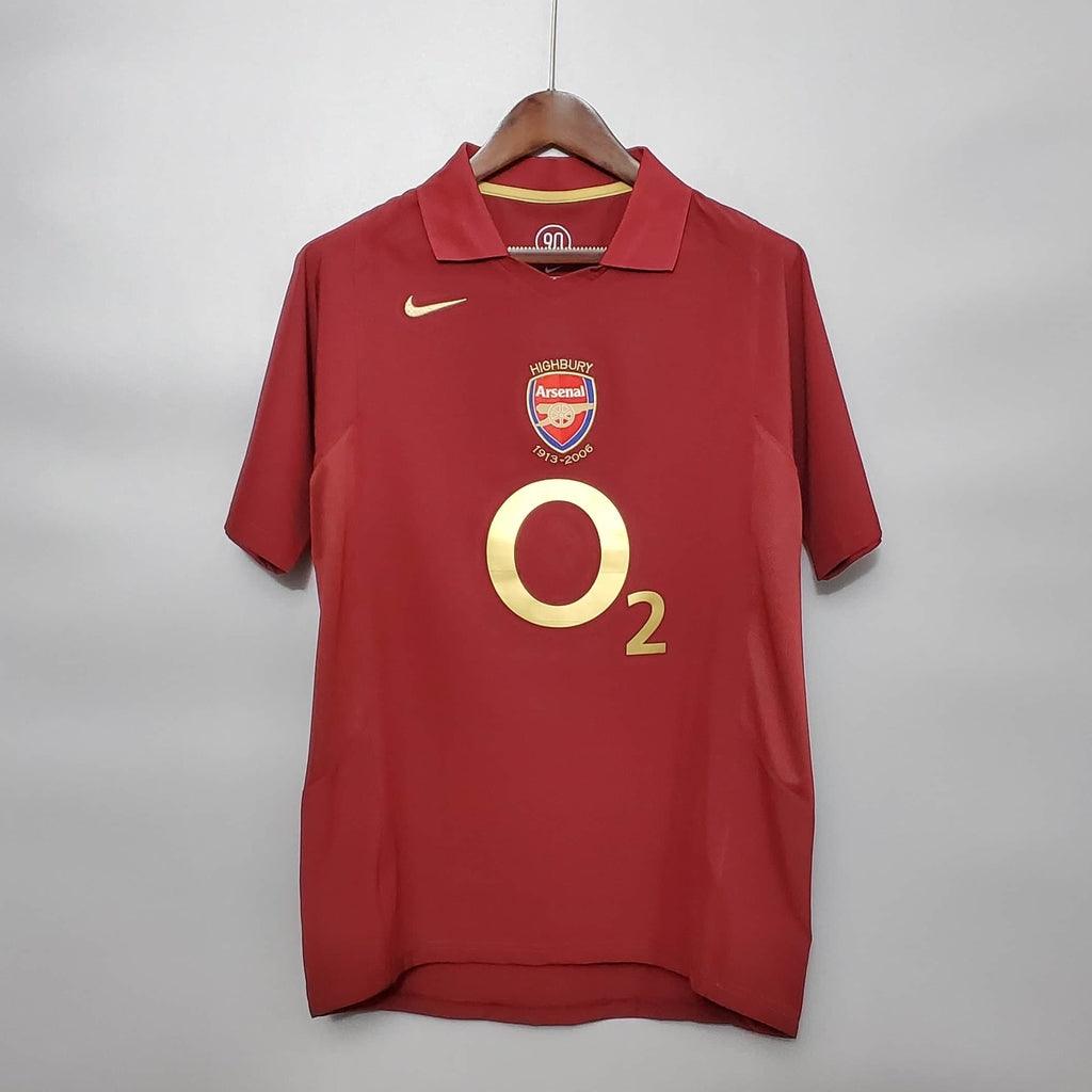 Jersey Arsenal Retrô 2005/2006 Vinho - Nike