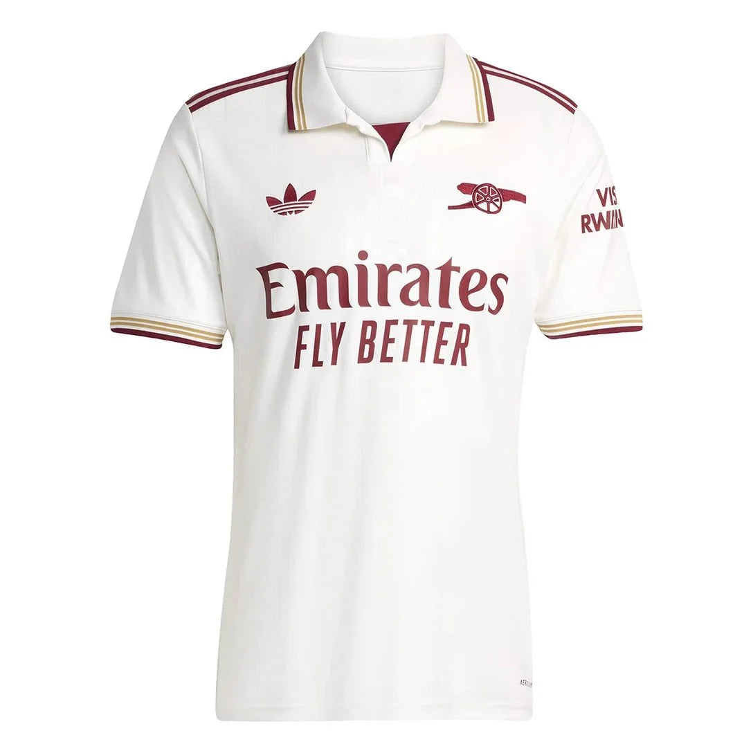 Jersey Arsenal Third 2025/26 Fan Version Adidas Men's - White