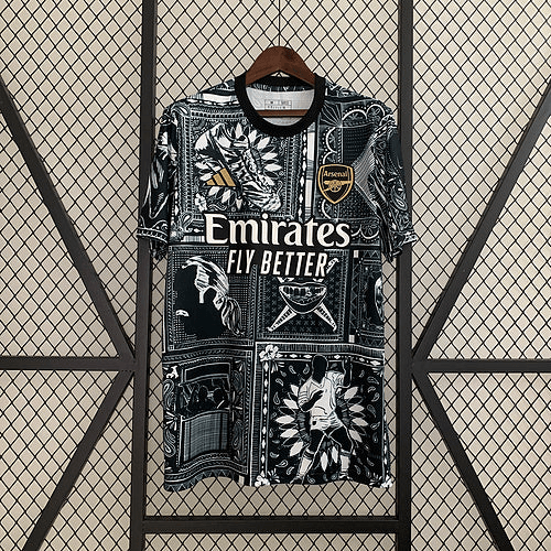 Jersey Arsenal Versace - 2023/24 Adidas Dourad