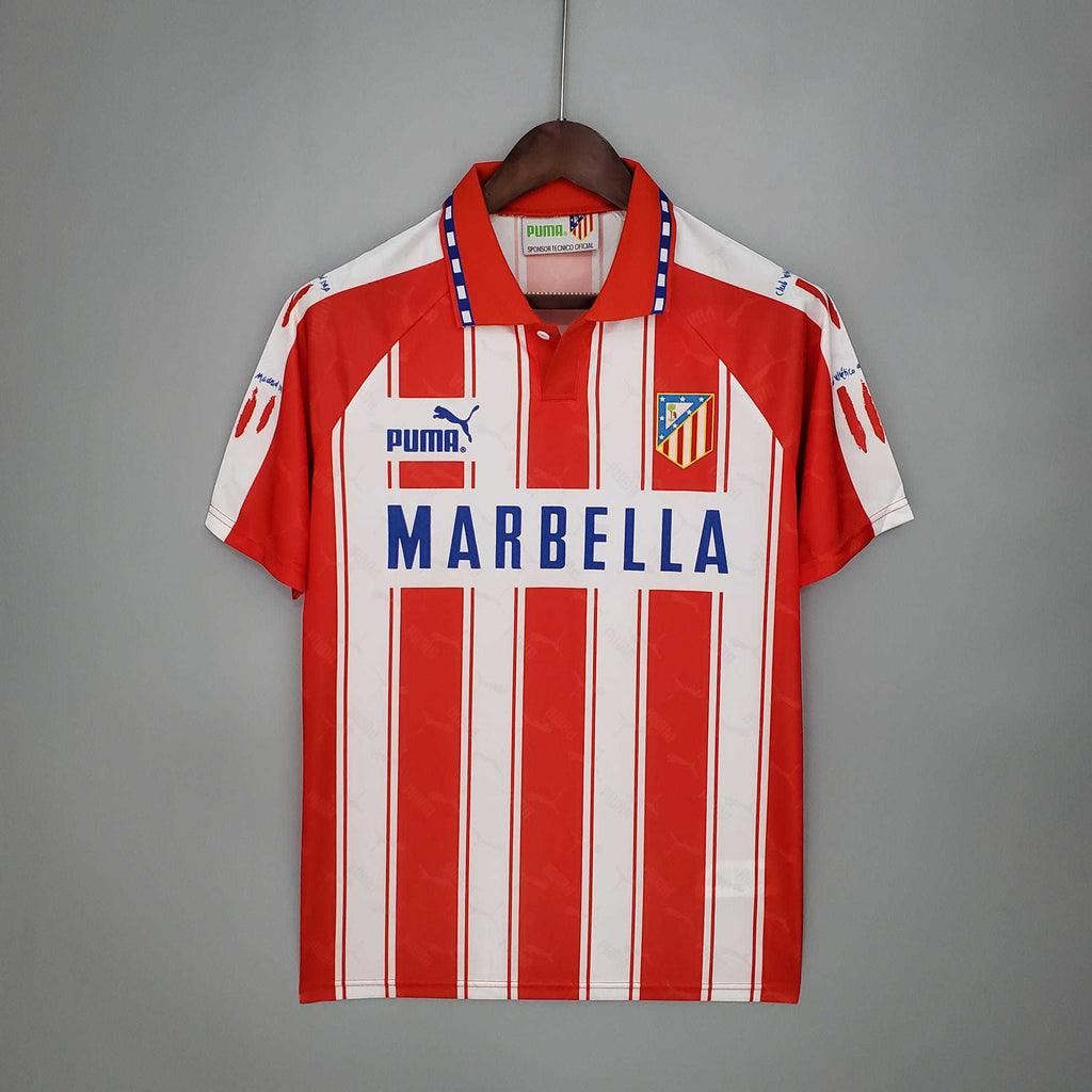 Jersey Atlético de Madrid Retrô 1994/1995 White e Red - Puma