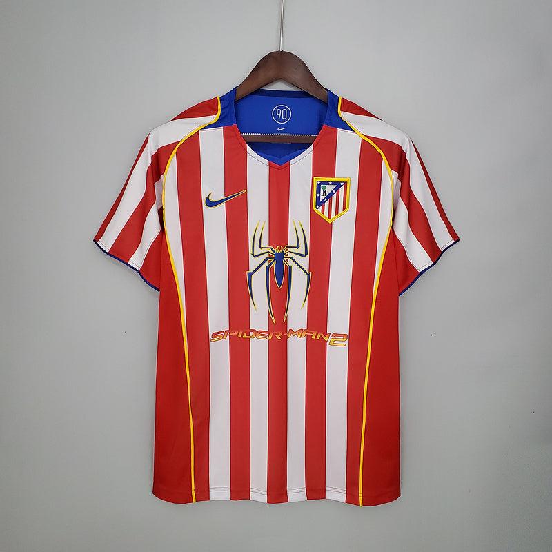 Jersey Atlético of Madrid Retrô 2004/2005 Vermelha and Branca - Nike