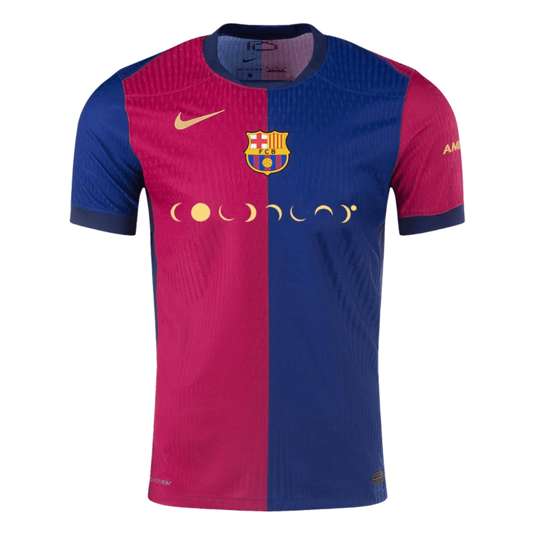 Jersey Barcelona Edition Especial Coldplay 24/25 Vermelha and Blue Men's