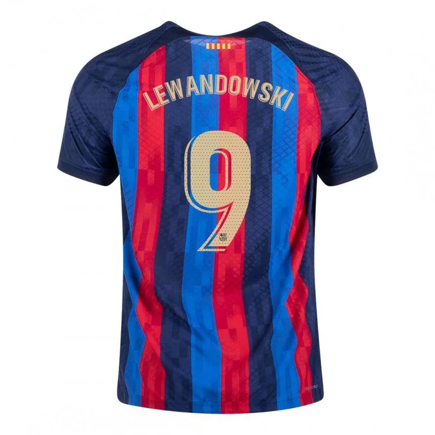 Jersey Barcelona I 22/23 Nike [Lewandowski #9] - Grená