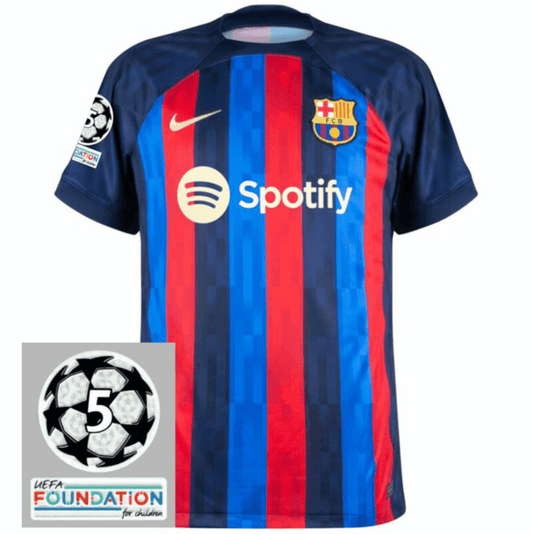 Jersey Barcelona I [Patch Champions League] 22/23 Nike - Grená