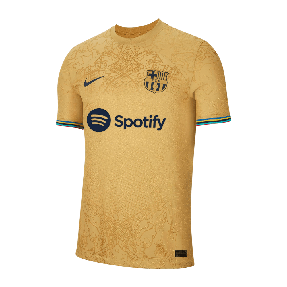 Jersey Barcelona Away 22/23 Nike - Gold