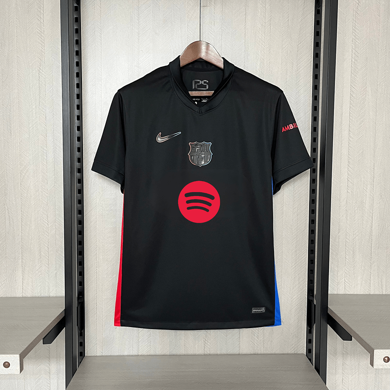 Jersey Barcelona II 24/25 Fora Black (Logo Spotify)