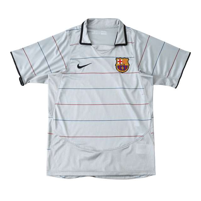 Jersey Barcelona Retrô Away Away 03/04 Fan Version Nike Men's - Gray