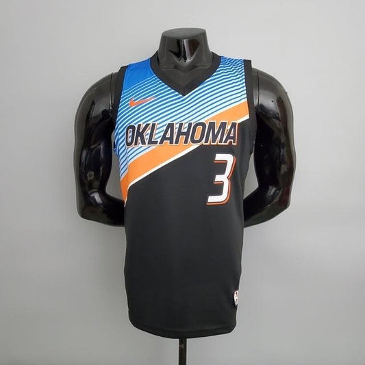 Jersey Basquete NBA Tank Top Oklahoma City Thunder Men's - Black