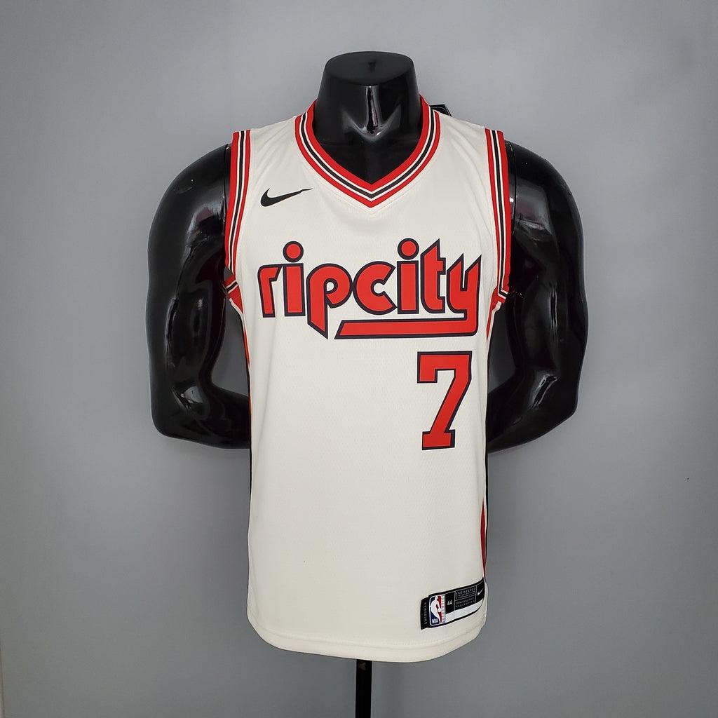 Jersey Basquete NBA Tank Top Portland Trail Blazers Men's - Beige