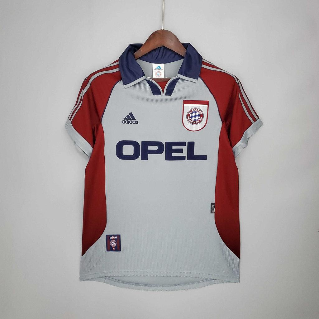 Jersey Bayern of Munique Retrô 1998/1999 Vermelha and Cinza - Adidas