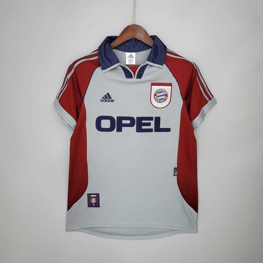 Jersey Bayern of Munique Retrô 1998/1999 Vermelha and Cinza - Adidas