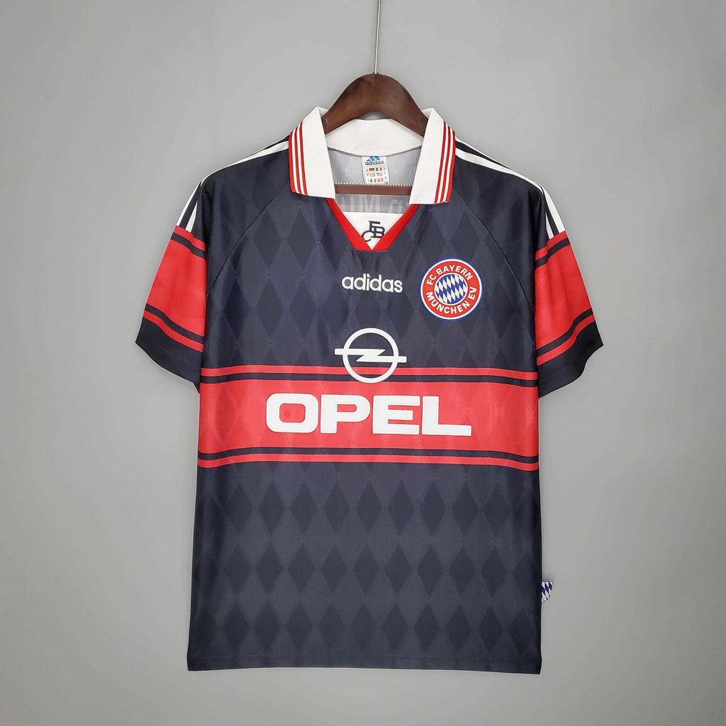 Jersey Bayern Retrô 1997/1999 Preta and Vermelha - Adidas