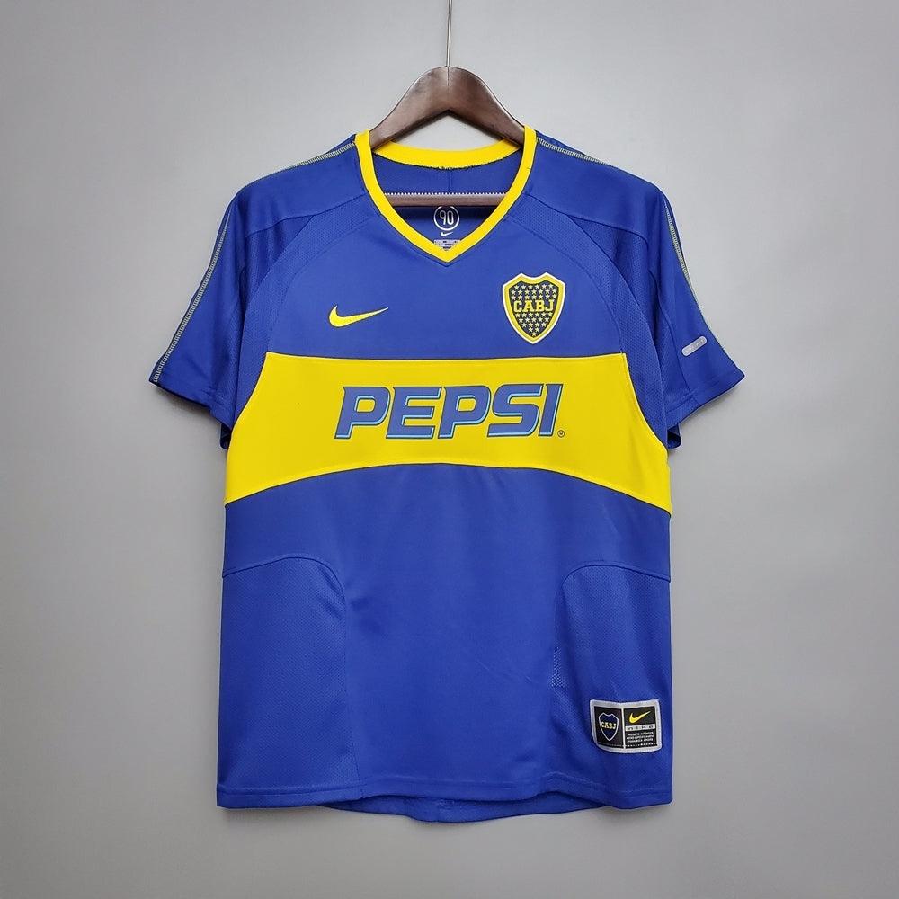 Jersey Boca Juniors Retrô 03/04 - Nike - Blue e Yellow