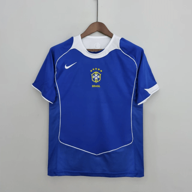 Jersey Brasil Away (2) 2004 Nike Retrô Men's