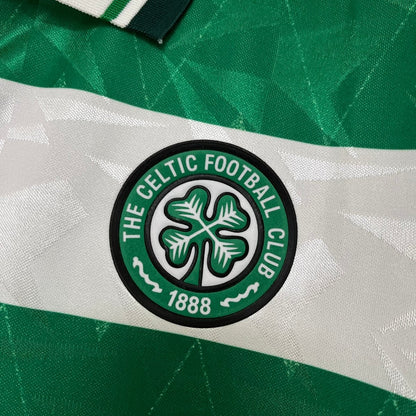 Camisa Celtic Retrô 1987/1989 Verde e Branca - Umbro - DA Sports Oficial