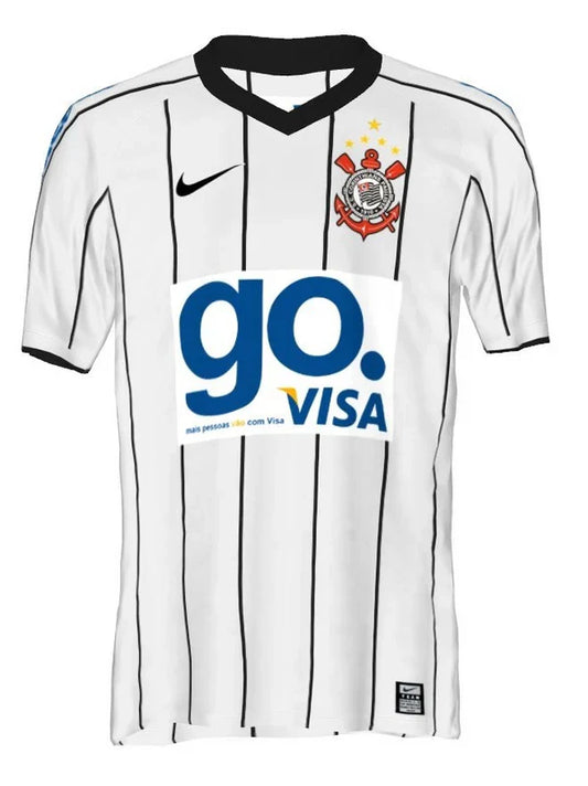 Retro Corinthians Home 2009 White Men's