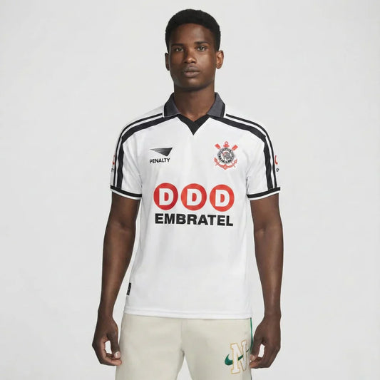 Jersey Corinthians Retro Home 1998 Embratel
