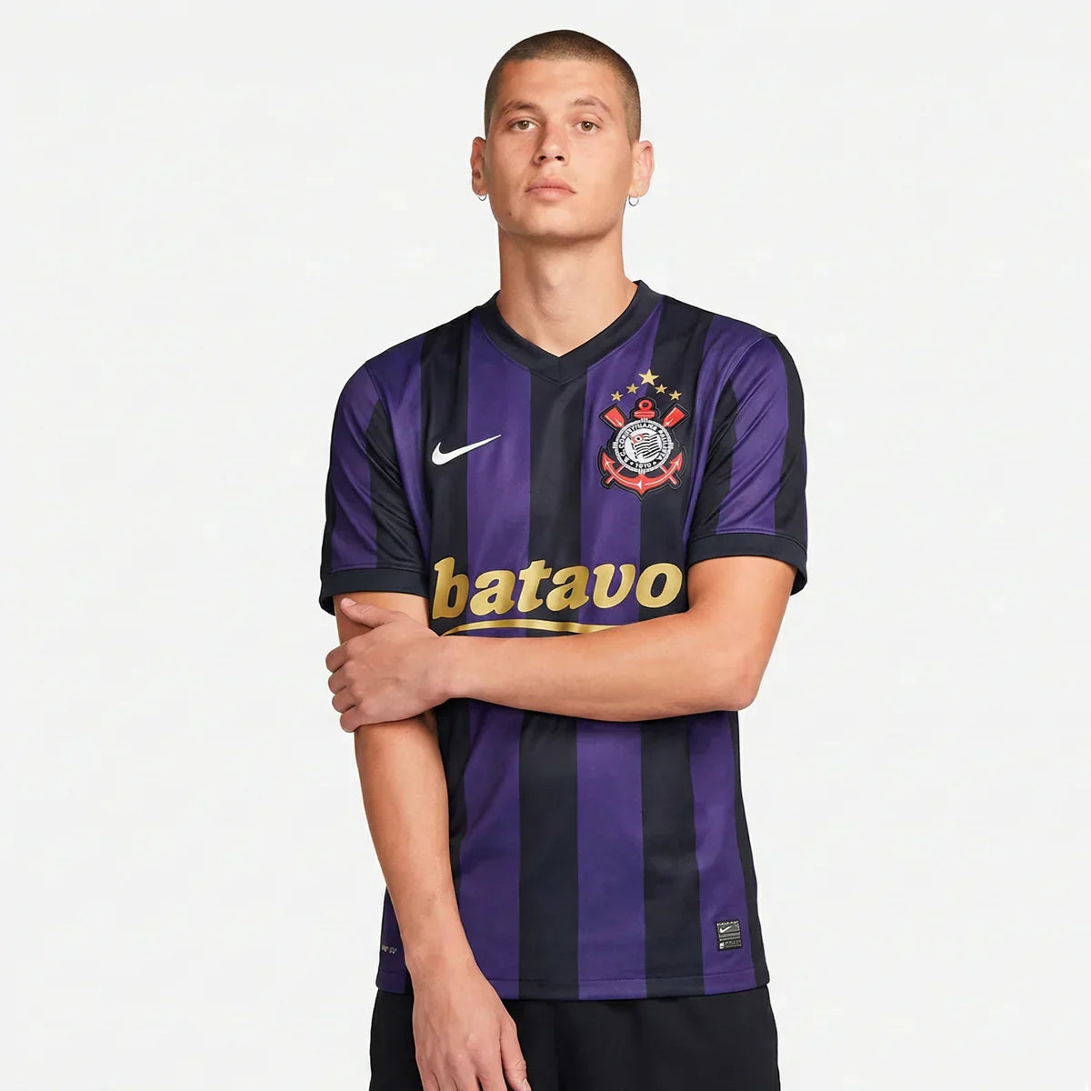 Retro Corinthians Terceira 2009 Black/Purple Men's