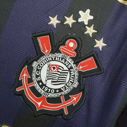 Retro Corinthians Terceira 2009 Black/Purple Men's
